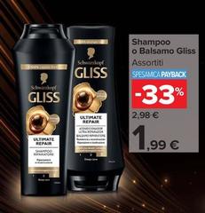Schwarzkopf - Shampoo O Balsamo Gliss