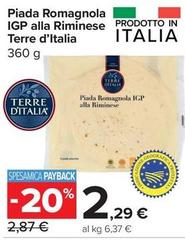 Terre d'Italia - Piada Romagnola IGP Alla Riminese