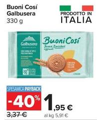 Galbusera - Buoni Cosi