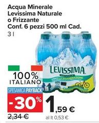 Levissima - Acqua Minerale Naturale O Frizzante