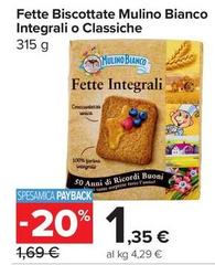 Mulino Bianco - Fette Biscottate  Integrali O Classiche