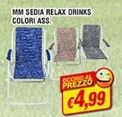 Maury's - Sedia Relax Drinks Colori Assortiti