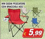 Maury’s - Sedia Pescatore Con Braccioli Assortita