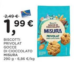 Misura - Biscotti Privolat Gocce Di Cioccolato