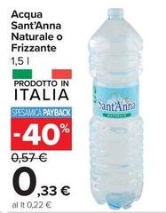 Sant'anna - Acqua Naturale O Frizzante