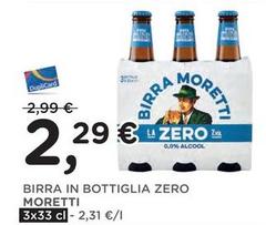 Moretti - Birra In Bottiglia Zero