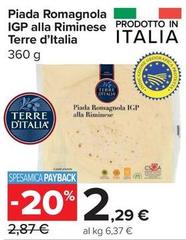 Terre d'Italia - Piada Romagnola IGP Alla Riminese