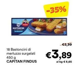 Findus - 18 Bastoncini Di Merluzzo Surgelati
