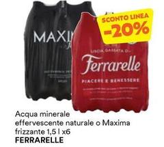 Ferrarelle - Acqua Minerale Effervescente Naturale O Maxima Frizzante