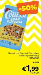 Colussi - Biscotti Con Gocce Di Cioccolato Gran Dispensa