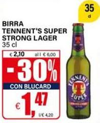 Tennent's - Birra Super Strong Lager