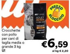 U! - Crocchette Con Pollo Per Cani Di Taglia Media 