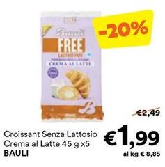 Bauli - Croissant Senza Lattosio Crema Al Latte
