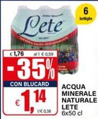 Lete - Acqua Minerale Naturale