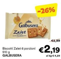 Galbusera - Biscotti Zalet 6 Porzioni