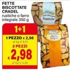 Cradel - Fette Biscottate