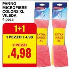 Vileda - Panno Microfibre Colors Xl