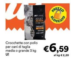 U! - Crocchette Con Pollo Per Cani Di Taglia Media O Grande