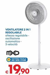 Mxd - Ventilatore 2 In 1 Regolabile