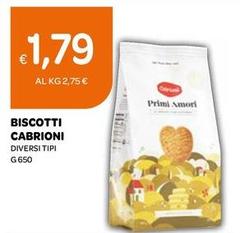 Cabrioni - Biscotti