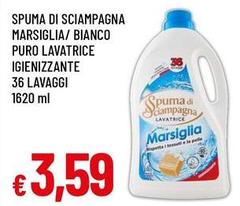 Spuma di Sciampagna - Marsiglia/Bianco Puro Lavatrice Igienizzante