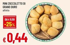 Mini Zoccoletto Di Grano Duro