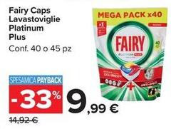 Fairy - Caps Lavastoviglie Platinum Plus