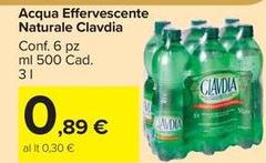 Clavdia - Acqua Effervescente Naturale