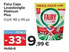 Fairy - Caps Lavastoviglie Platinum Plus