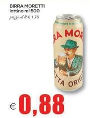 Moretti - Birra Lattina