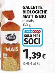 Matt & diet - Gallette Biologiche