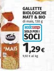 Matt & diet - Gallette Biologiche