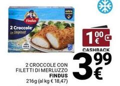 Findus - 2 Croccole Con Filetti Di Merluzzo