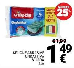 Vileda - SPUGNE ABRASIVE ONDATTIVA