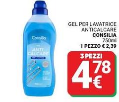 Consilia - Gel Per Lavatrice Anticalcare