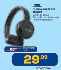 Jbl - Cuffia Wireless T570BT