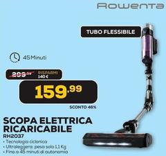 Rowenta - Scopa Elettrica Ricaricabile RH2037