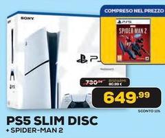Sony - Ps5 Slim Disc + Spider-Man 2