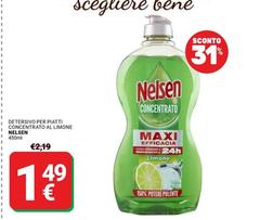 Nelsen - Detersivo Per Piatti Concentrato Al Limone