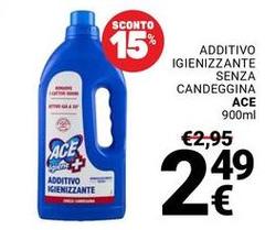 Ace - Additivo Igienizzante Senza Candeggina
