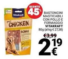 Vitakraft - Bastoncini Masticabili Con Pollo E Formaggio