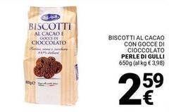 Perle - Biscotti Al Cacao Con Gocce Di Cioccolato  Di Gulli