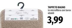 Tappeto Bagno In Microfibra Con Lurex