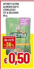 Ultima - Alimento Gatti Sterilizzati Fit & Delicious