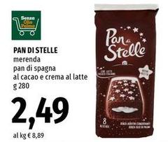 Pan Di Stelle - Merenda Pan Di Spagna Al Cacao E Crema Al Latte