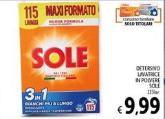 Sole - Detersivo Lavatrice In Polvere