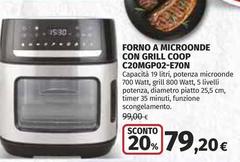 Coop - Forno A Microonde Con Grill COOP C20MGPO2-E70N
