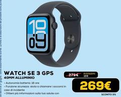 Watch Se 3 Gps 40mm Alluminio