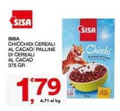 Sisa - Chicchidi Cereali Al Cacao/ Palline Di Cereali Al Cacao