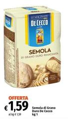 De Cecco - Semola Di Grano Duro
